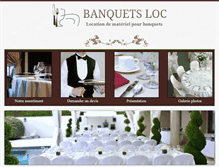 Tablet Screenshot of banquets-loc.ch